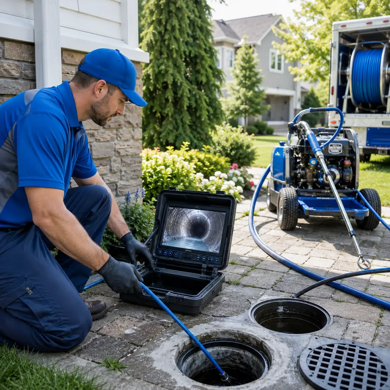 Outdoor drain cleaning professionals serving Kimberton, PA